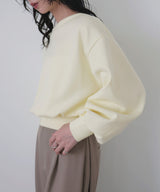 オフショルスウェットプルオーバー