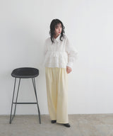 メニータックカラーパンツ