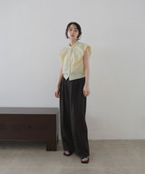 バルーンショルダーブラウス