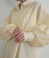 ウエストタックカラーシャツ