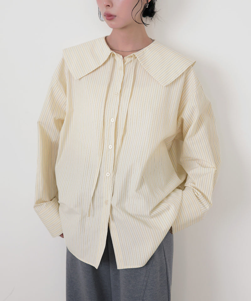 ビックカラーストライプシャツ – LIAN