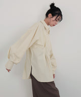 ウエストタックカラーシャツ