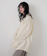 ストライプポケットオーバーシャツ