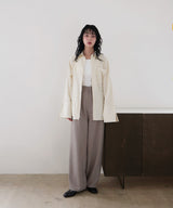 ストライプポケットオーバーシャツ