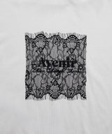 【接触冷感】レースレイヤードロゴTシャツ