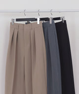 【1月下旬予約商品】ツータックワイドパンツ