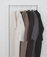 シャギーダブルロングコート