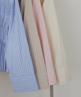 シャーリングビスチェデザインシャツ