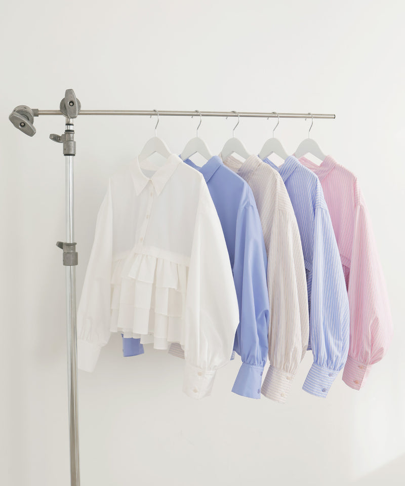 ストライプフリルシャツ – LIAN