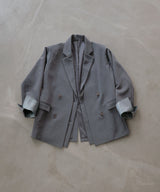 【1月下旬予約商品】レイヤードデザインテーラードジャケット