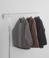 タフタテーラードダウンジャケット