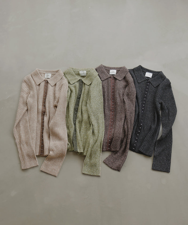 【８月下旬予約商品】ホックデザインポロニット