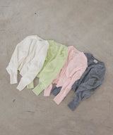 モヘアシャギーニットプルオーバー