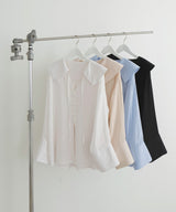 ビッグカラーシアースキッパーブラウス