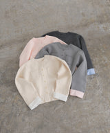 【2月上旬予約商品】シャツドッキングニットカーデ