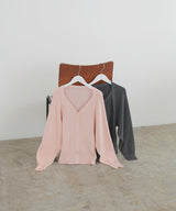 アンサンブル風ニットカーディガン