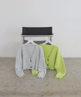 ダメージVネックカーディガン