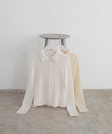 カットシャーリングポロシャツ