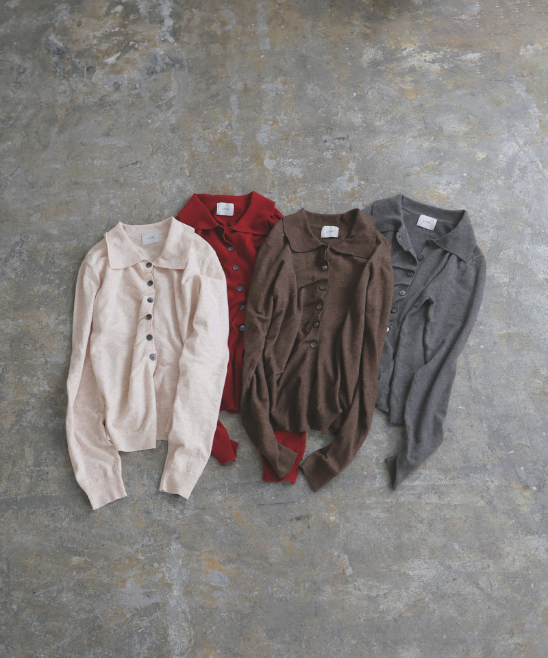 【12月上旬予約商品】フロントドレープポロニット