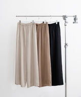 サテンイージーパンツ