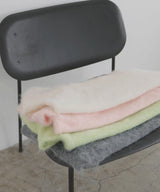 モヘアパフスリーブニット