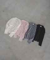 バイカラーラインポロニット