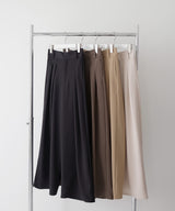 ツータックドレープワイドパンツ