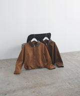 スエードバルーンジャケット