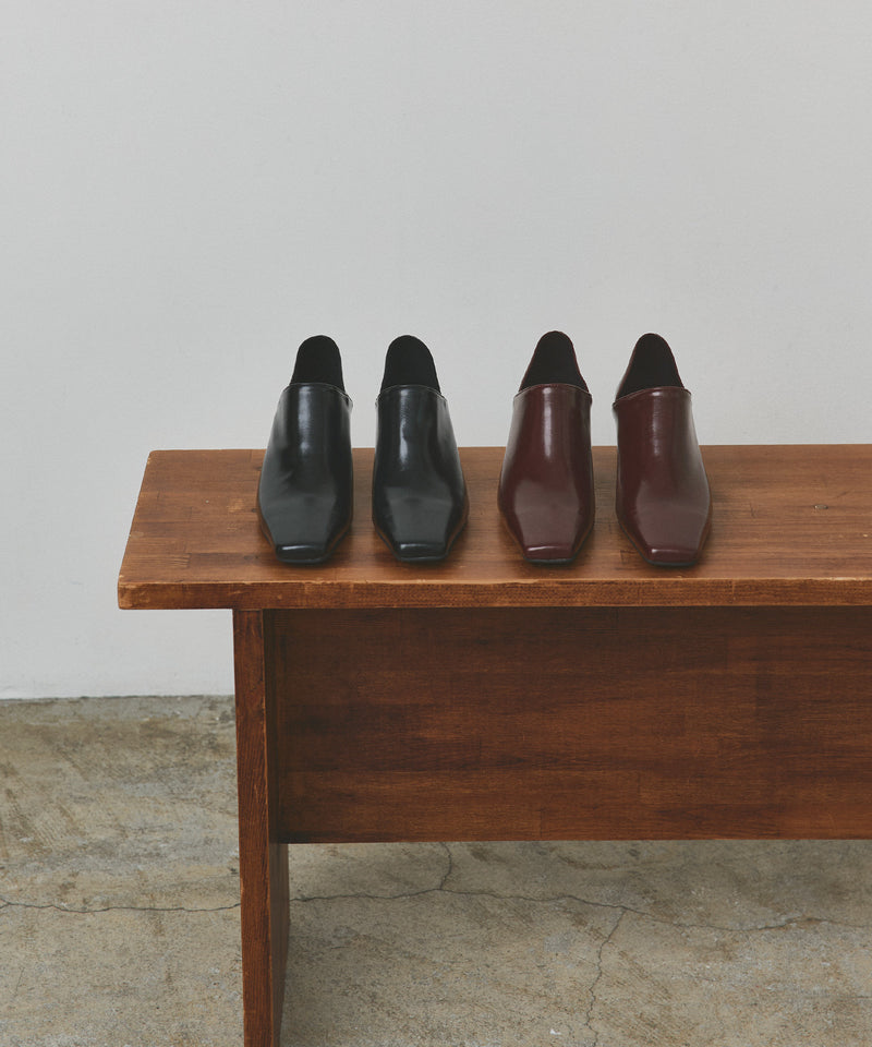 【12月上旬予約商品】2wayスクエアトゥパンプス