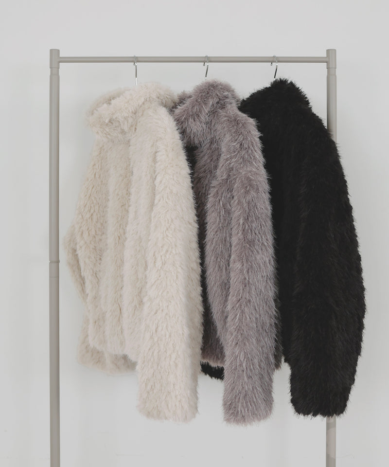 フェイクファースタンドブルゾン